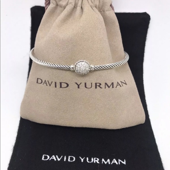 David Yurman Jewelry - David Yurman Petite Pave Bracelet With Diamonds